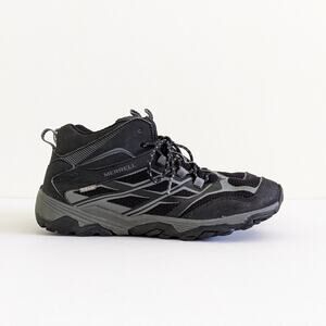Merrell ML-B Moab FST Mid Waterproof Black Sneakers Boots Size 5.5M MY57967
